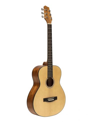 Acoustic auditorium guitar, sapele, natural finish