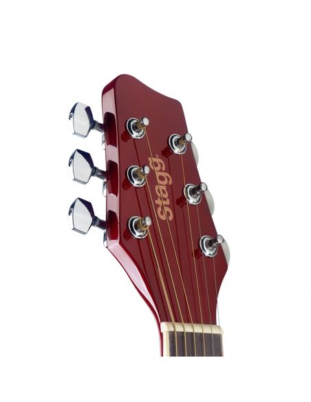 Acoustic guitar Stagg SA20A RED