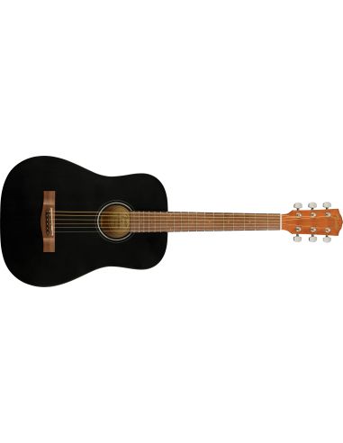 Acoustic guitar Fender FA-15 STEEL 3/4 BLACK W/BAG WN