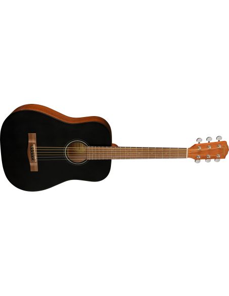 Acoustic guitar Fender FA-15 STEEL 3/4 BLACK W/BAG WN