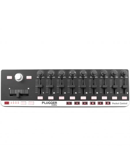 Midi USB valdiklis Plugger Studio Pocket Control