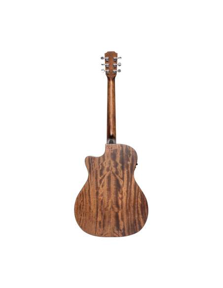 Cutaway acoustic-electric auditorium guitar with solid mahogany top, Dovern series