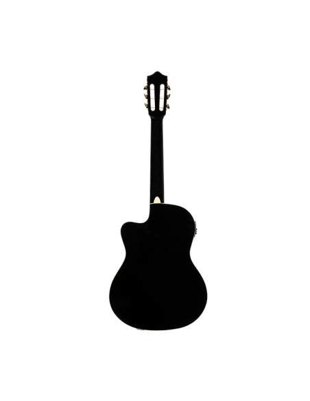 SCL60 cutaway acoustic-electric classical guitar with B-Band 4-band EQ, black