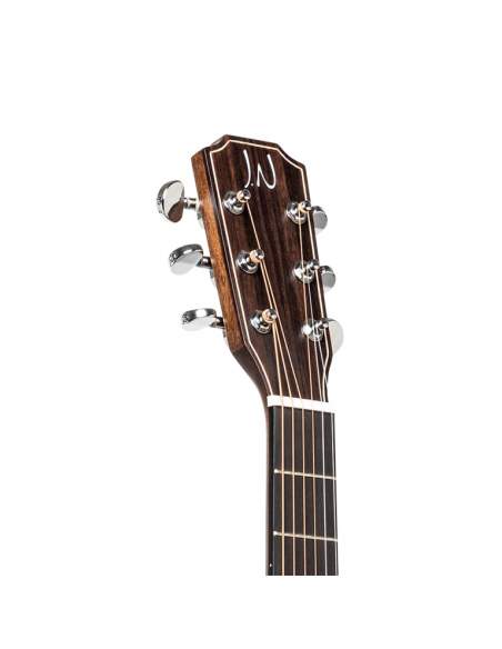 Acoustic auditorium guitar with solid mahogany top, Dovern series