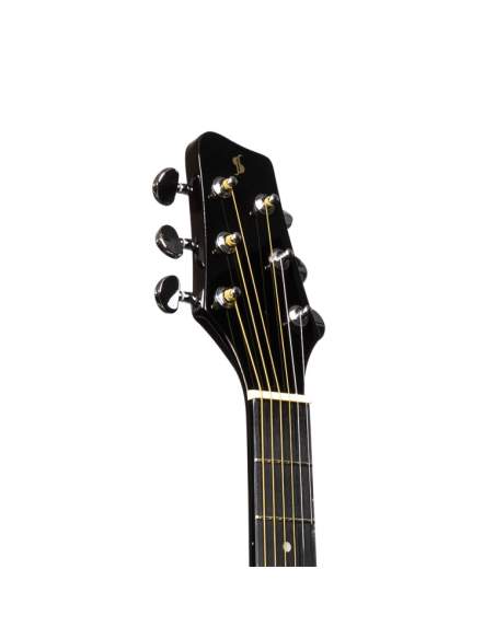 Auditorium guitar with basswood top, sunburst