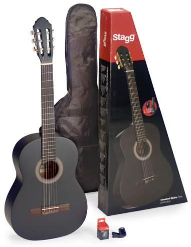 Klasikinės gitaros komplektas Stagg C440 M BLK PACK