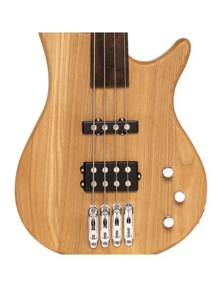 "Fusion" electric bass guitar, fretless