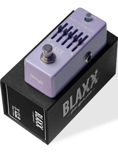 BLAXX 5-band Equalizer pedal for bass guitar