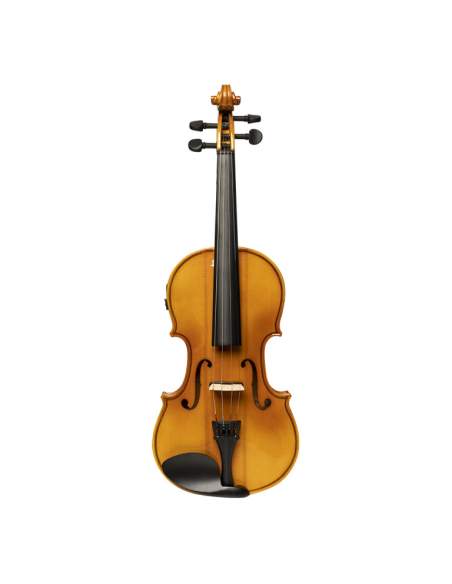 4/4 solid maple electric acoustic violin with soft case