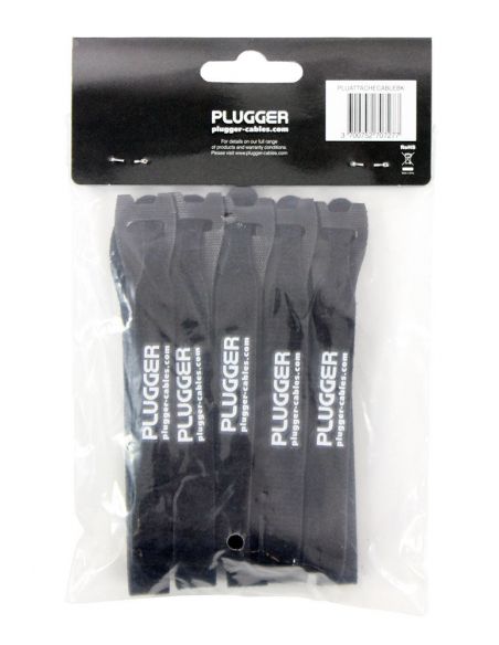 Attaches cables Noir Pack Plugger PLUATTACHECABLEBK