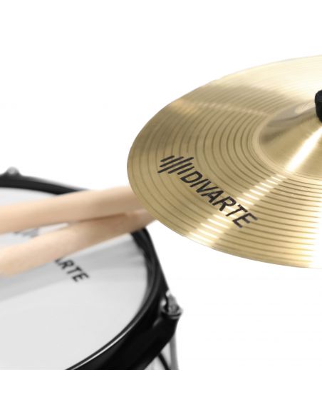 3 dalių vaikiškų būgnų komplektas Divarte Kid Drumset WH