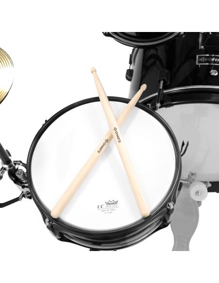 3 dalių vaikiškų būgnų komplektas Divarte Juinior DrumSet BK