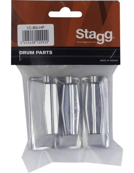 Bass drum lug (3pcs) with mounting screws