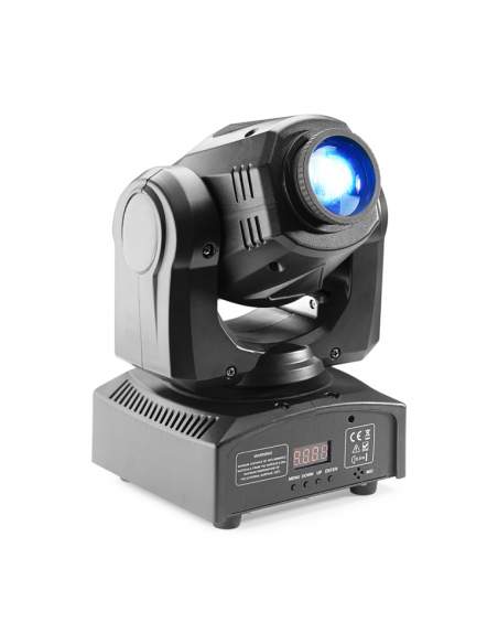 Gobo moving head with 30-watt COB LED, 7 colours, 7 gobos