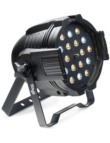 LED spotlight with 18 x 3W Cold and Warm White LEDs + motorized zoom