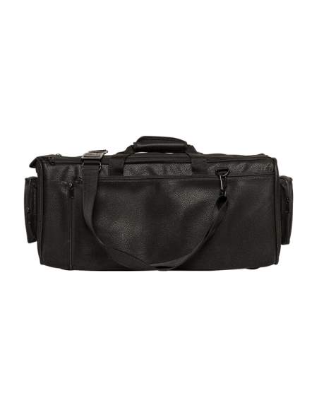 Bag for 2 trumpets, faux leather, black