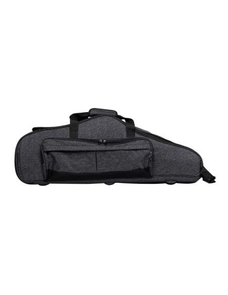 Soft bag for tenor saxophone, grey