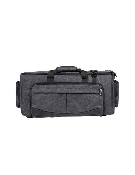 Bag for 2 trumpets, grey