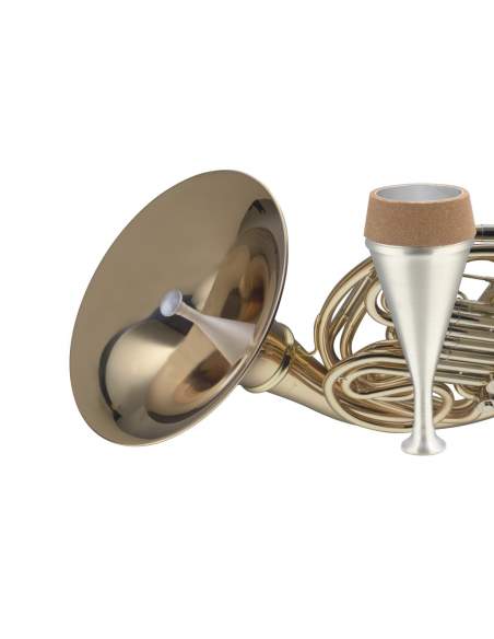 French horn stop mute