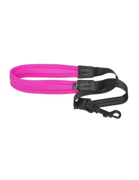 Fully-adjustable Easy saxophone strap with soft neck padding, magenta