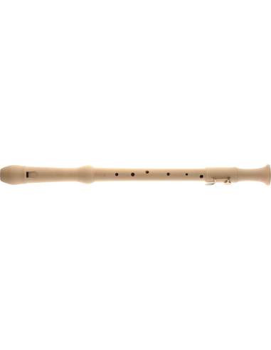 Maple tenor recorder with German fingering, one key