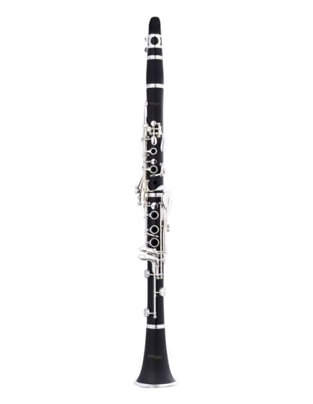 Bb clarinet, Boehm system, ABS body and silver keys and rings