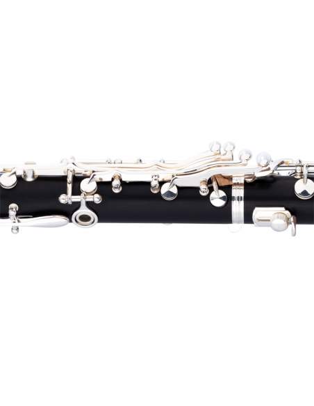 Bb clarinet, Boehm system, ABS body and silver keys and rings