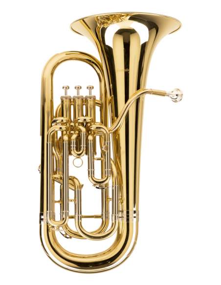 Bb euphonium, compensating system, with soft case