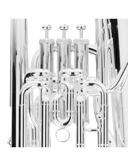 Bb euphonium, compensating system, with soft case