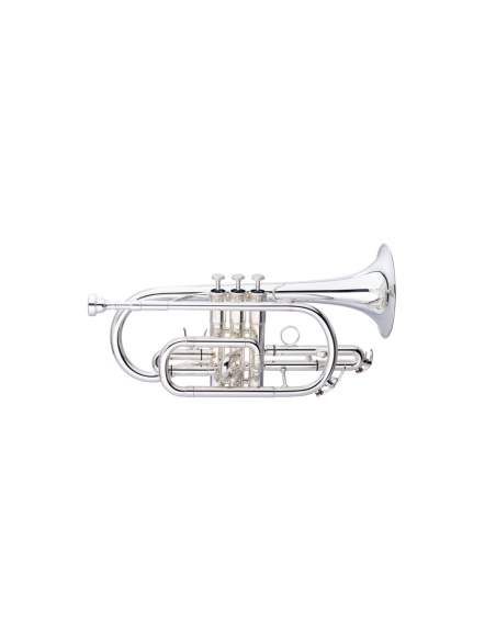 Bb Cornet, Monel, Brass body material