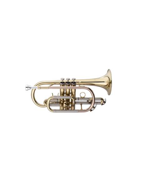 Bb Cornet, Monel, Brass body material