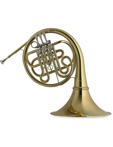 Bb Horn, 3 rotary valves, body in brass