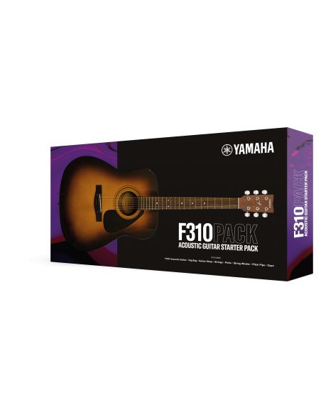 Akustinės gitaros komplektas Yamaha F310PIITBS