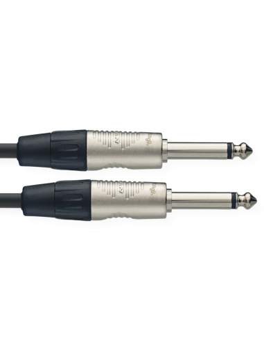 Patch cable, jack/jack (m/m), mono, 30 cm (1')