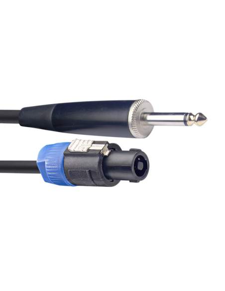 Speaker cable, SPK/jack, 2 m (6')