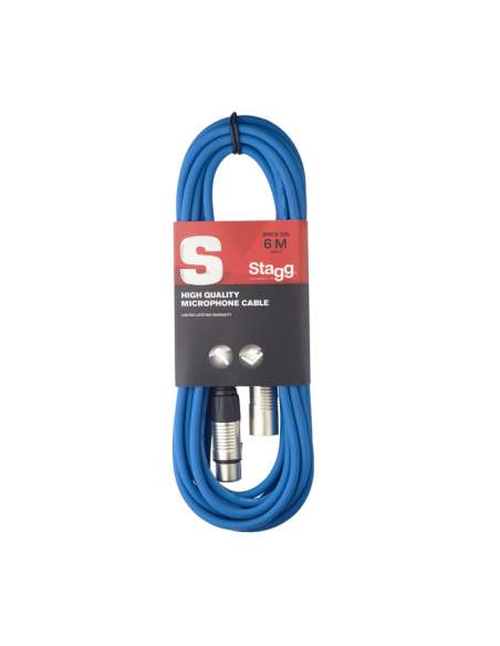 Audio kabelis XLR/XLR (m/f) Stagg SMC6 CBL, 6 m