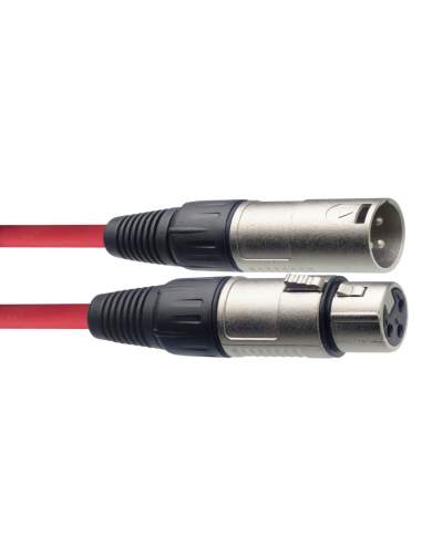 Audio cable Stagg SMC6 CRD, 6 m, red