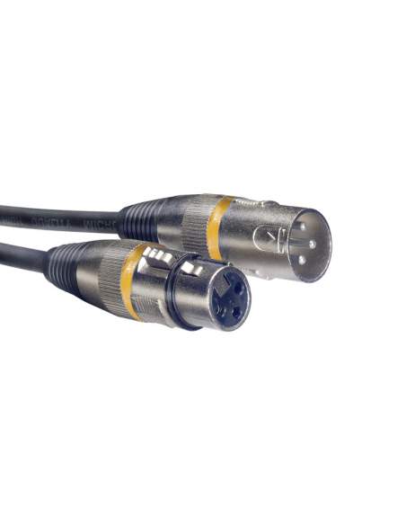 Audio cable Stagg SMC3 YW, 3 m, yellow ring