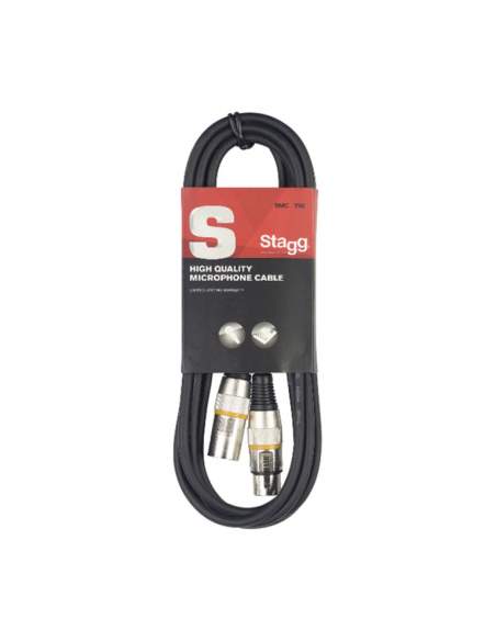 Audio kabelis XLR/XLR (m/f) Stagg SMC6 YW, 6 m