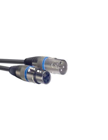 Audio kabelis XLR/XLR (m/f) Stagg SMC10 BL, 10 m