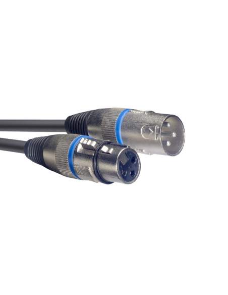 Audio kabelis XLR/XLR (m/f) Stagg SMC10 BL, 10 m