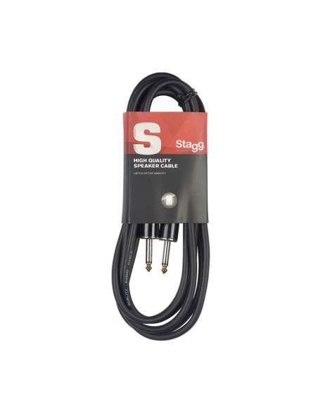 Speaker cable, jack/jack, 6 m (20")