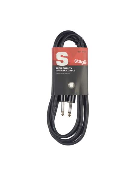 Speaker cable, jack/jack, 6 m (20")