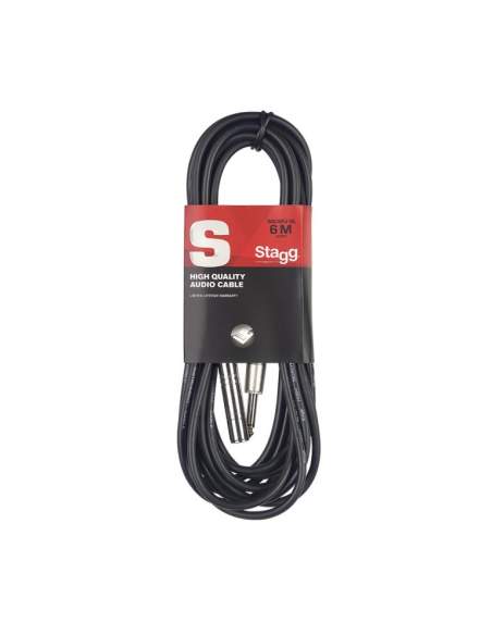 Mono audio cable Stagg SAC6PJ DL, 6m