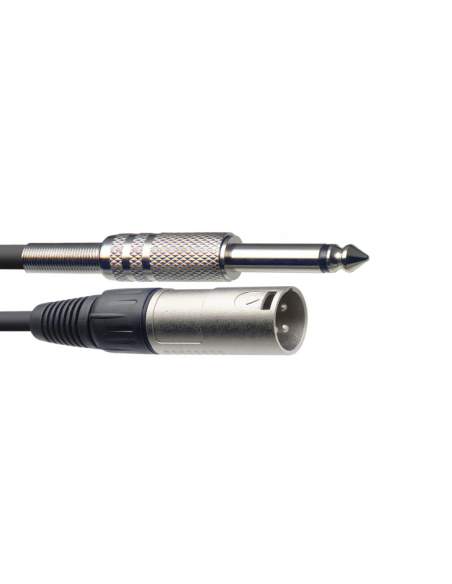 18273Audio cable, XLR/jack (m/m), 10 m (33')