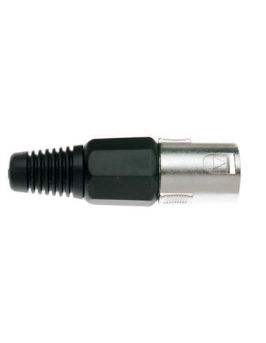 Nickel plated male Pro XLR plug