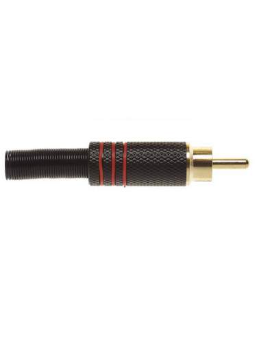 RCA m. jungtis Stagg 0200-M-BK-REDH