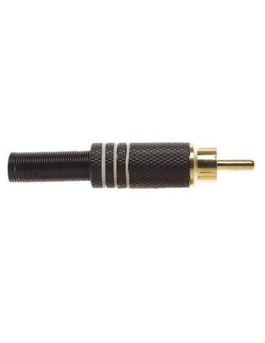 RCA m. jungtis Stagg 0200-M-BK-WHH