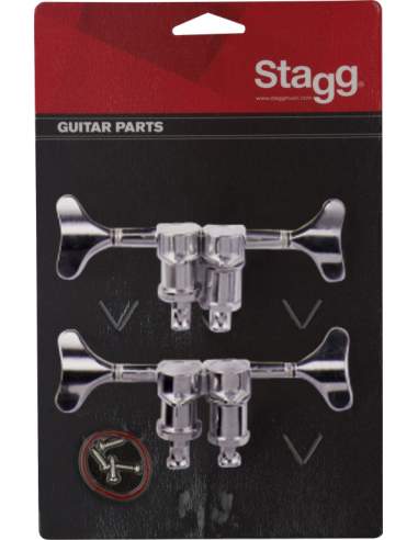 Stygų įtempėjai bosinei gitarai 2+2 Stagg KG24CR