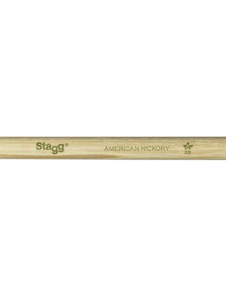 Pair of Hickory Sticks, V series/ 2B - Wooden Tip